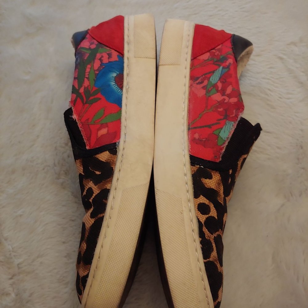 Steven by Steve Madden Addis contrasting pattern leopard / floral shoe 7 - Picture 7 of 9